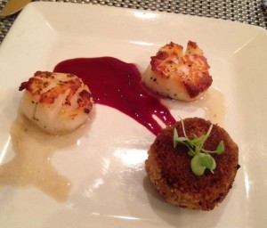 Poogan's scallops
